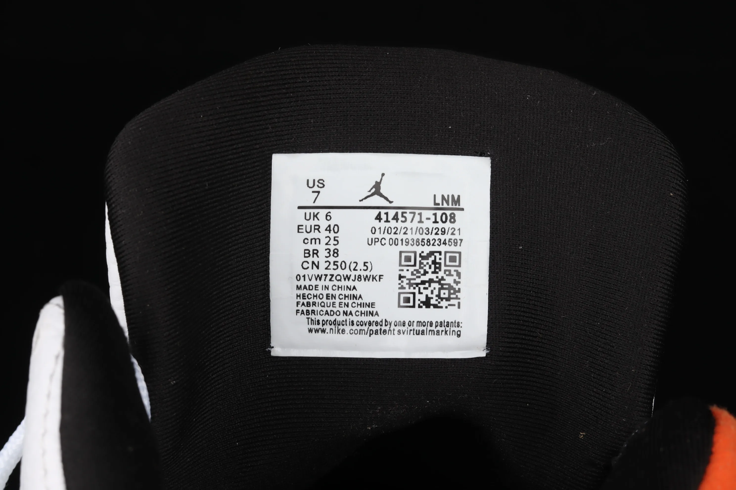 All categories Air Jordan Jordan series basketball shoes Air Jordan 13 G version Air Jordan 13 Retro AJ13 white orange 414571-108